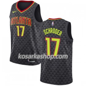 Dres Atlanta Hawks Dennis Schroder 17 Nike 2017-18 Crna Swingman